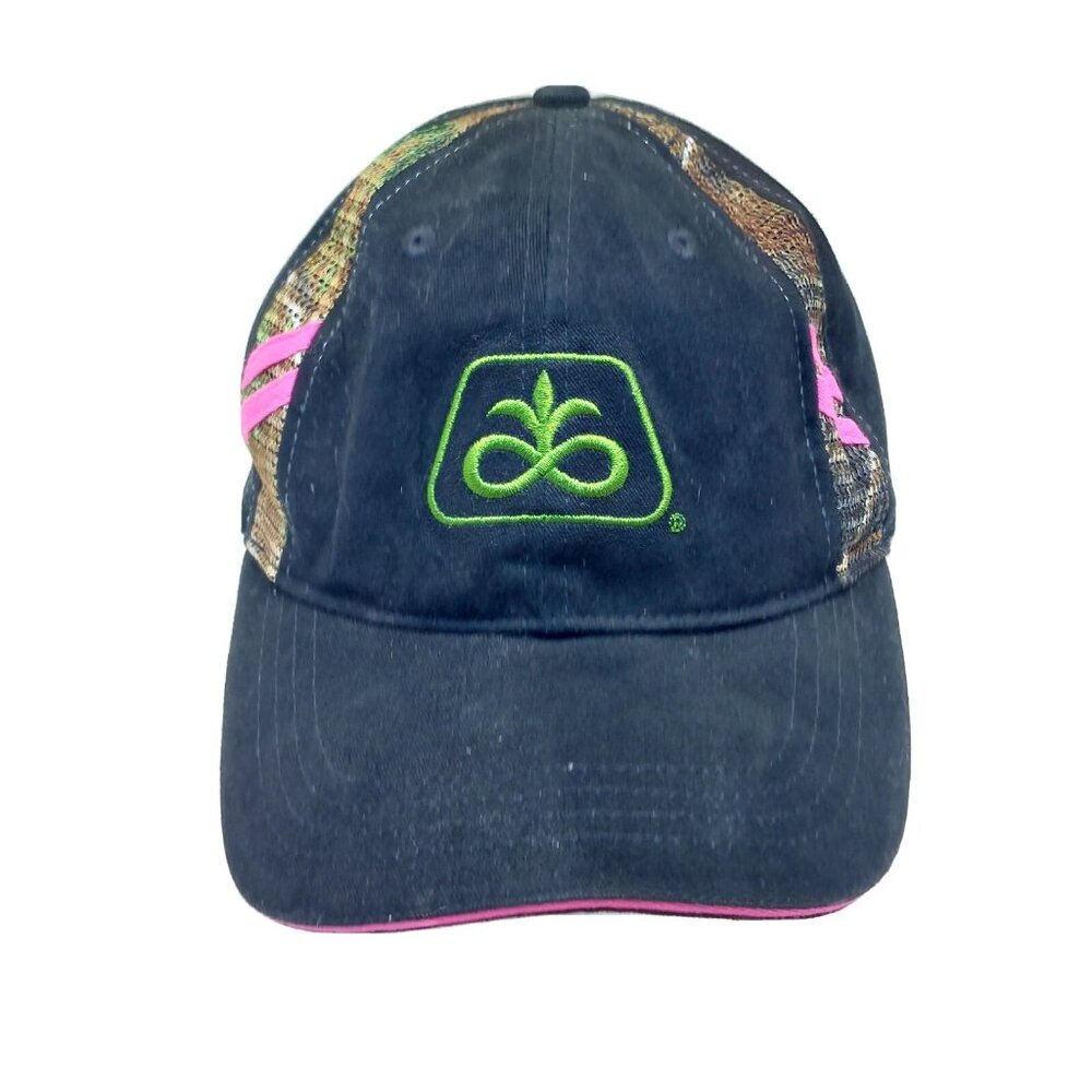 Pioneer Seed Pink Trim Dupont Farming Adjustable Baseball Cap Hat